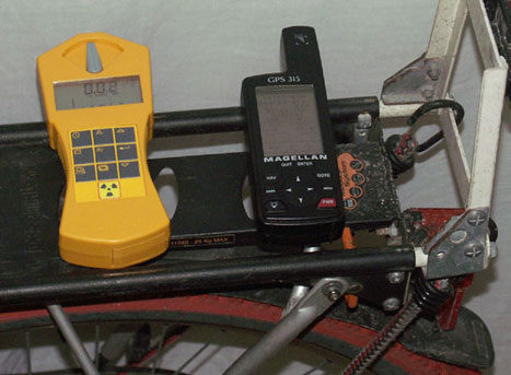 Geiger, GPS et vélo