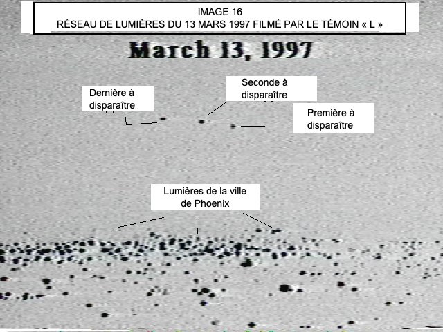 Réseau de lumières du 13 mars 1997 filmé par L