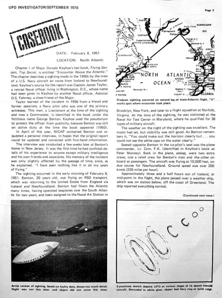 Page 3 de Ufo Investigator septembre 1970