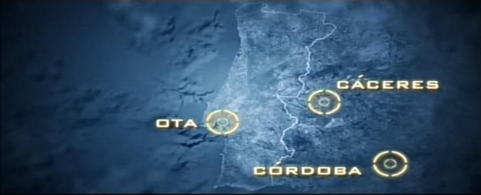 Parcours du vol : Ota, Cordoba, Cáceres