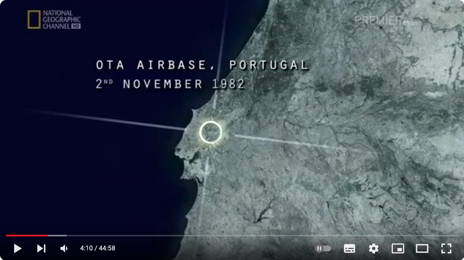 Carte base d'Ota, Portugal, 2 novembre 1982